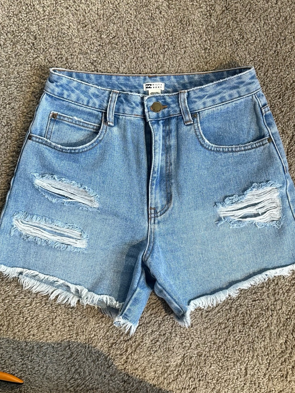 Billabong Light Blue Denim Shorts